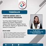 Akademisyenimizin Proje Önerisi TÜBİTAK 1002-Hızlı Destek Programı Kapsamında Destek Almıştır