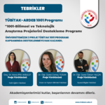 Fakültemiz Akademisyenlerinden Dr. Öğr. Üyesi Cansu TOSUN, TÜBİTAK 1001-ARDEB Programı Kapsamında Desteklenmeye Hak Kazandı