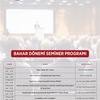 2024-2025 Bahar Dönemi İnsan ve Toplum Bilimleri Fakültesi Seminer Programı Yayınlanmıştır