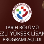 Tarih Tezli Yüksek Lisans Programı Açıldı